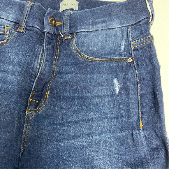 Sneak Peek skinny destroyed jeans sz 3 - Picture 4 of 4